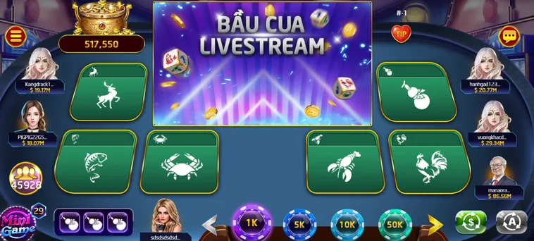 Bầu Cua Livestream Tại RikVip Sân Chơi Giải Trí Trực Tuyến Đổi Thưởng Lớn 202