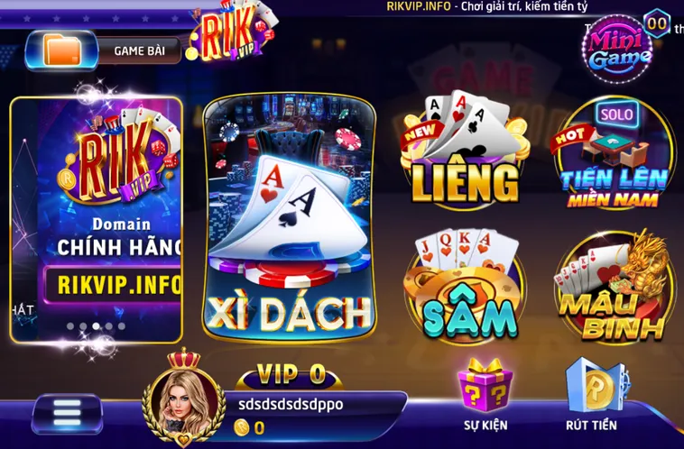 Sảnh game bài đa dạng thể từ dân gian đến hiện đại.
