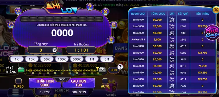 Trải Nghiệm Đỉnh Cao Với Minigame Hilo Tại RikVip Nhận Thưởng Cực Nhanh