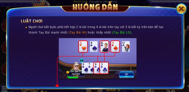 Trải Nghiệm Omaha Poker 6 Tại RikVip Nhận Thưởng Jackpot Lên Đến 500 Triệu