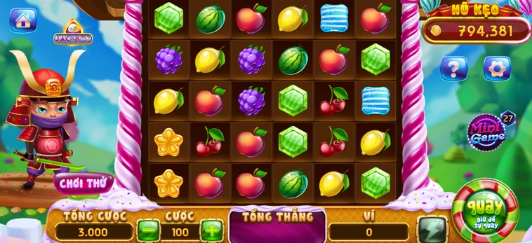 Chiến Thắng Nổ Hũ Candy Fruit Samurai Tại RikVip Nhận Quà Khủng 2026