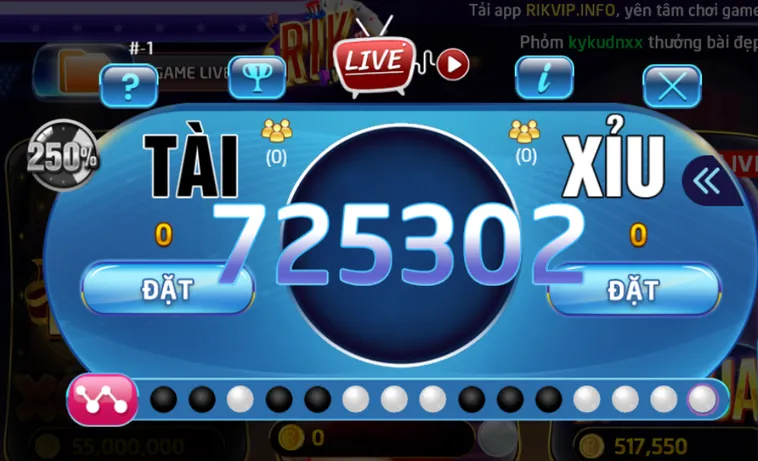 Tham Gia Tài Xỉu Livestream Tại RikVip Nhận Ngay Hoàn Trả Không Giới Hạn