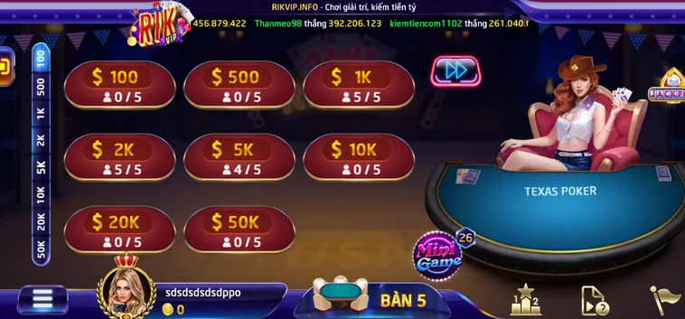 Làm Chủ Texas Poker Tại RikVip Với Giải Thưởng Lên Đến Hàng Tỷ Đồng