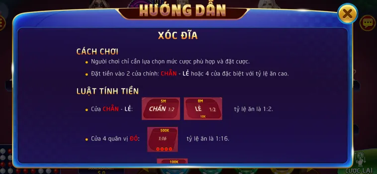 Xóc Đĩa Livestream Tại RikVip Trải Nghiệm Đẳng Cấp Với Tỷ Lệ Thắng Cao 2026